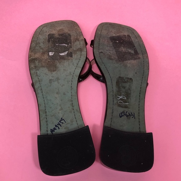 Donald J Pliner Fiume brown slide sandal 8.5 - Picture 6 of 6